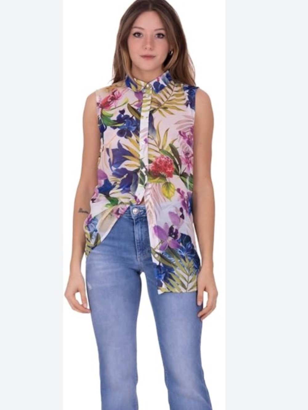 Guess tropicalia button down